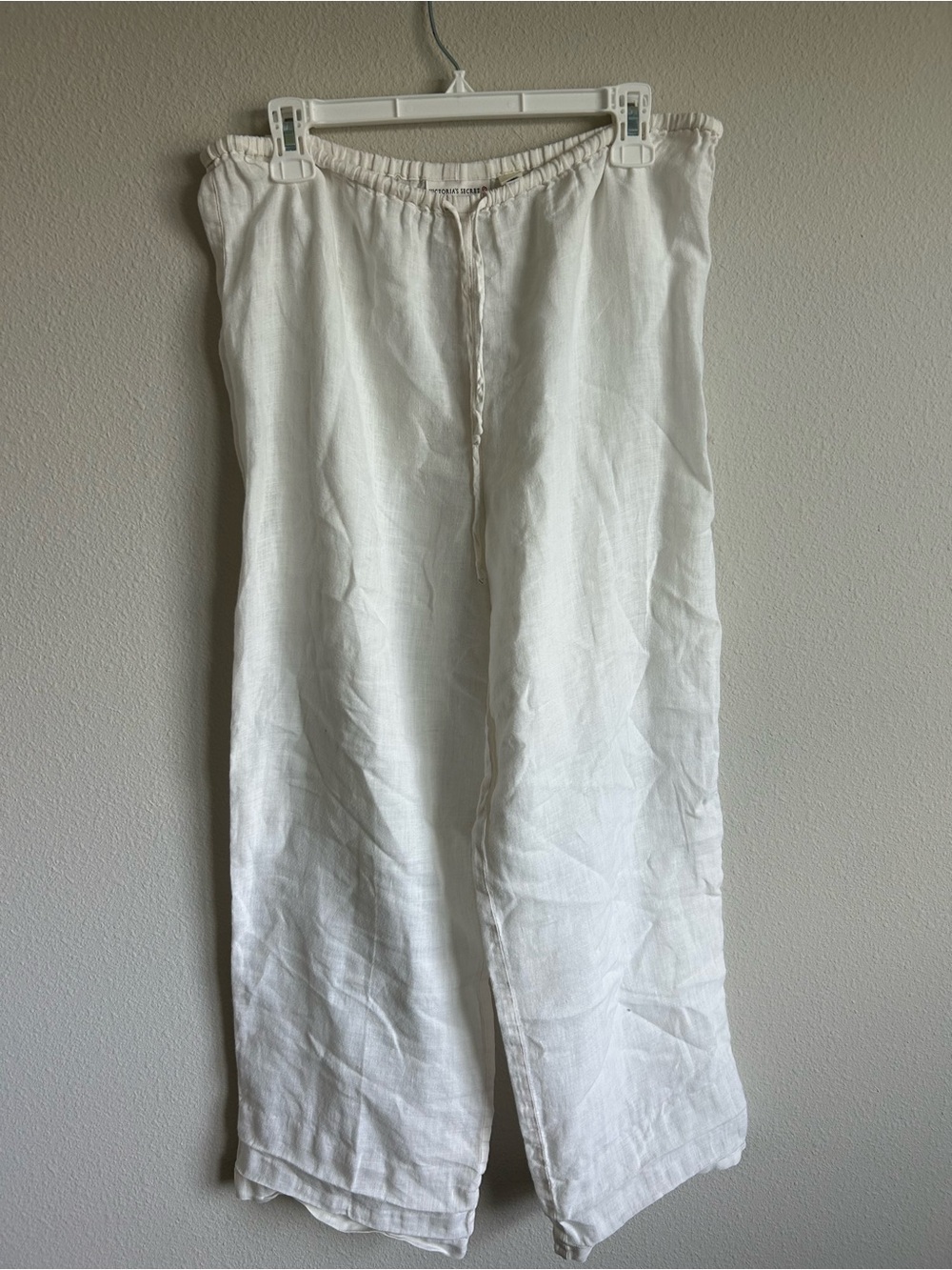 Vintage 90’s Victoria secret 100%Linen White Pants